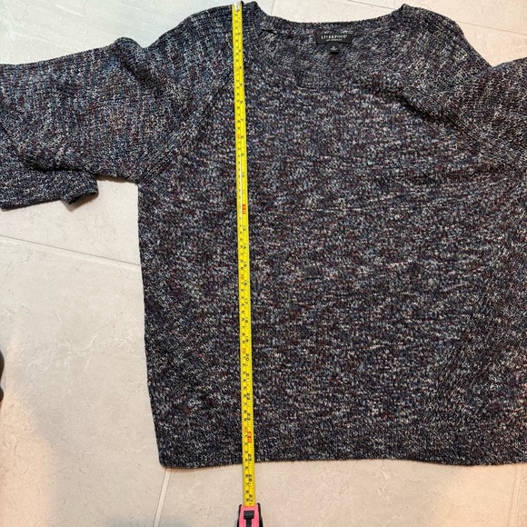 Liverpool Marled Knit Crew Neck Sweater - Picture 5 of 6